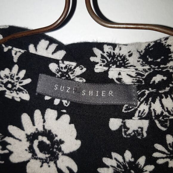 Womans Floral Suzy Shier Dress with Coller - Picture 4 of 9